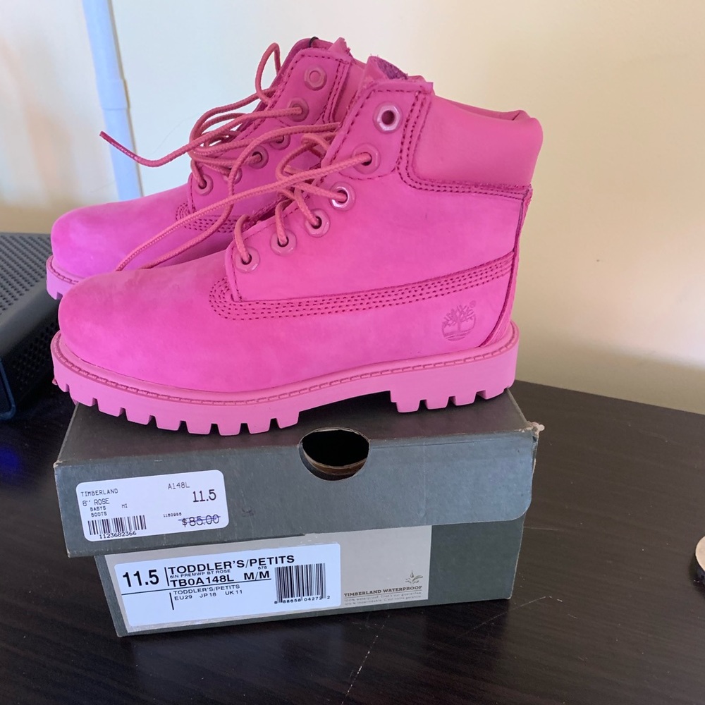 Pink Timberland